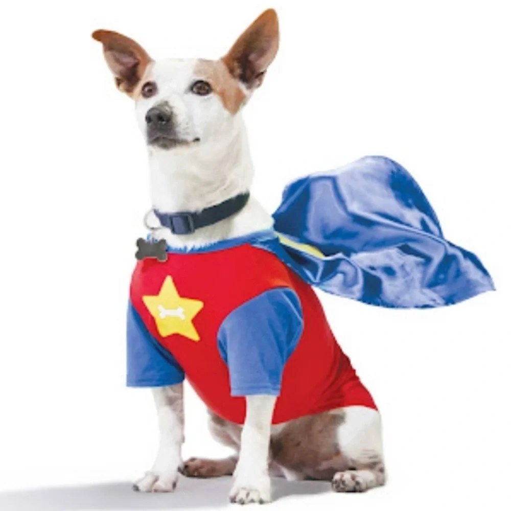 NWT Bootique Super Pup Dog Halloween Costume L